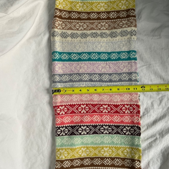 NWT Gap Fair Isle Infinity Scarf Wool Blend - Picture 4 of 6